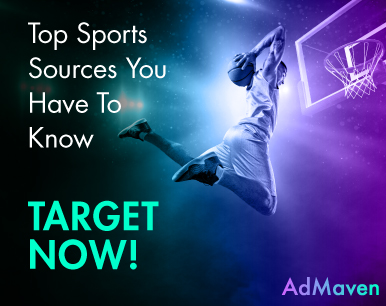 admaven top sports traffic sources